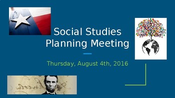 Preview of Social Studies Metacognition PLC Presentation
