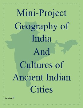 Preview of Social Studies Mini Project: Ancient India (Geography and Ancient Cities