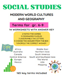 Social Studies Modern World Cultures and Geography for Mid