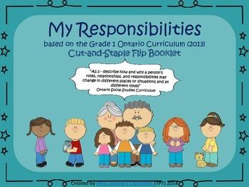 Preview of Social Studies: My Responsibilities - Heritage and Identity {Ontario Curriculum}