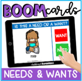 Social Studies: Needs and Wants Boom Cards™ {distance learning}