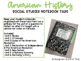 Social Studies Notebook Dividers