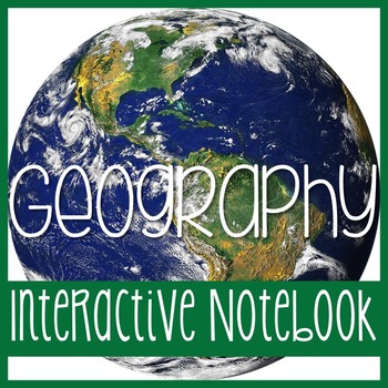 Preview of Interactive Notebook - Geography Unit - Social Studies  - With Reading Passages!