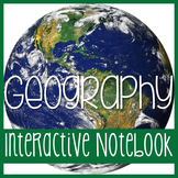 Interactive Notebook - Geography Unit - Social Studies  - 
