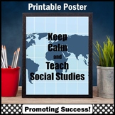 Social Studies Poster Middle School Social Studies Bulleti