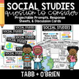 Social Studies Questions, Prompts, and Discussion Cards