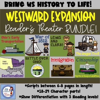 Preview of Westward Expansion in America: Reader's Theater Bundle for 4th Grade
