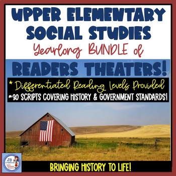 Preview of Social Studies Reader's Theater Yearlong Bundle for 4th and 5th Grade