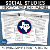 Social Studies Reading Comprehension Passages 3rd Grade