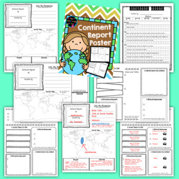 Social Studies Report Poster Bundle by Amber from TGIF | TpT