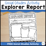Social Studies Report for Explorers FREE
