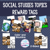 Social Studies Reward Tags (EDITABLE)