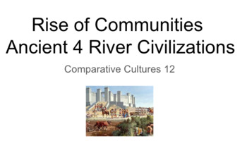 Preview of Social Studies - Rise of Communities - Ancient Four River Civilizations
