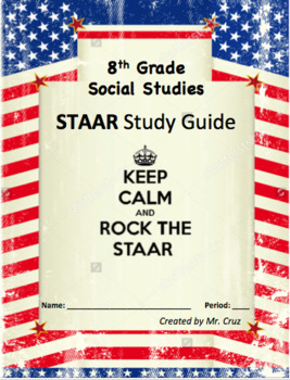 Preview of Social Studies STAAR Review, 8th Grade- Online or Virtual Compatible
