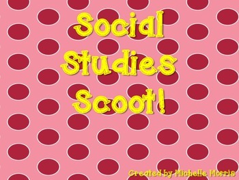 Preview of Social Studies Scoot - Test Prep Game