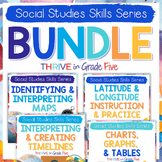 Social Studies Skills Bundle - Maps, Timelines, Graphs, La