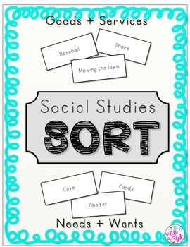 Preview of Social Studies Sort