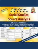 Social Studies Source Analysis: Reading and Writing Toolbox