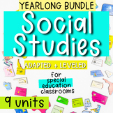 Social Studies Special Ed Yearlong Bundle | US History for