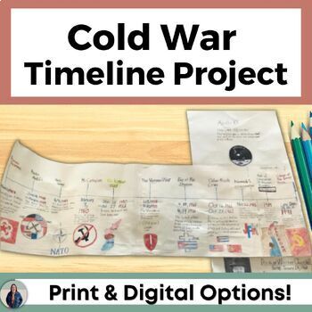 Preview of Cold War Timeline Project for US History and Civics with Differentiated Options