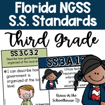 Preview of Florida 3rd Grade Social Studies Standards NGSS