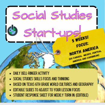 Preview of Social Studies Start-ups North America: US/Canada/Mexico/Caribbean/Central Am.