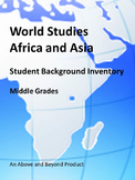 Social Studies Student Inventory Africa and Asia - First W