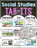 Social Studies Interactive Notebook Tab-Its® | Distance Learning