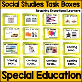 Social Studies Task Box Bundle Special Education