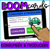 Social Studies Task Boxes Set 2 Boom Cards™- Consumers & P