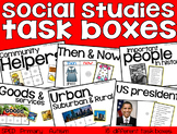 Social Studies Task Boxes - Set One 