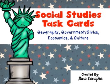 Preview of Social Studies Task Cards