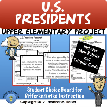 Preview of Social Studies Thematic Choice Boards Bundle