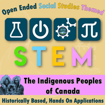 Preview of Social Studies Themed STEM / STEAM: The Indigenous Peoples of Canada