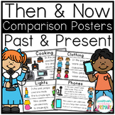 Social Studies Then and Now Past and Present Posters