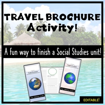 Preview of Social Studies Travel Brochure Activity- Student Centered, No Prep, and FREE!