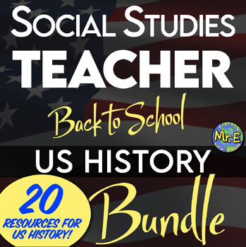 Preview of Social Studies US History Teacher Back to School Toolkit