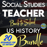 Social Studies US History Teacher Back to School Toolkit