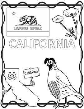 Social Studies - USA STATE SYMBOLS coloring pages by Teaching Kiddos ...