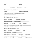 Social Studies Unit A Study Guide