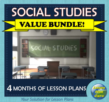 Preview of Social Studies VALUE BUNDLE | Units 1-6 |  PERFECT for 5th-8th Graders!