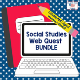 Social Studies Webquest BUNDLE