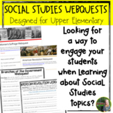 Social Studies Webquests GROWING Bundle with Printable and