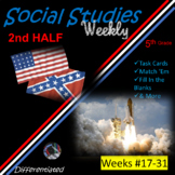 Social Studies Weekly 5th Gr~2nd Half Weeks #17-31~Bundle*