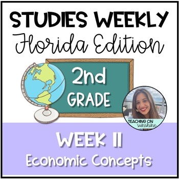 Preview of Studies Weekly Week 11: Economic Concepts & Pilgrims Come to America | Grade 2