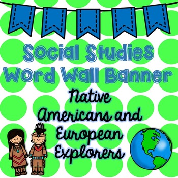 Preview of Social Studies Word Wall Banner
