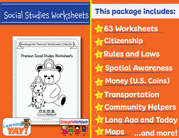 social studies worksheets for kindergarten 63 worksheets distance learning