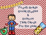 Social Studies and Science Task Cards for the Year! (Fourt