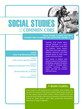 Preview of Social Studies and the Common Core: Lesson 1: Civil War Reconstruction