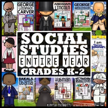 Preview of Social Studies for the Entire Year Bundle